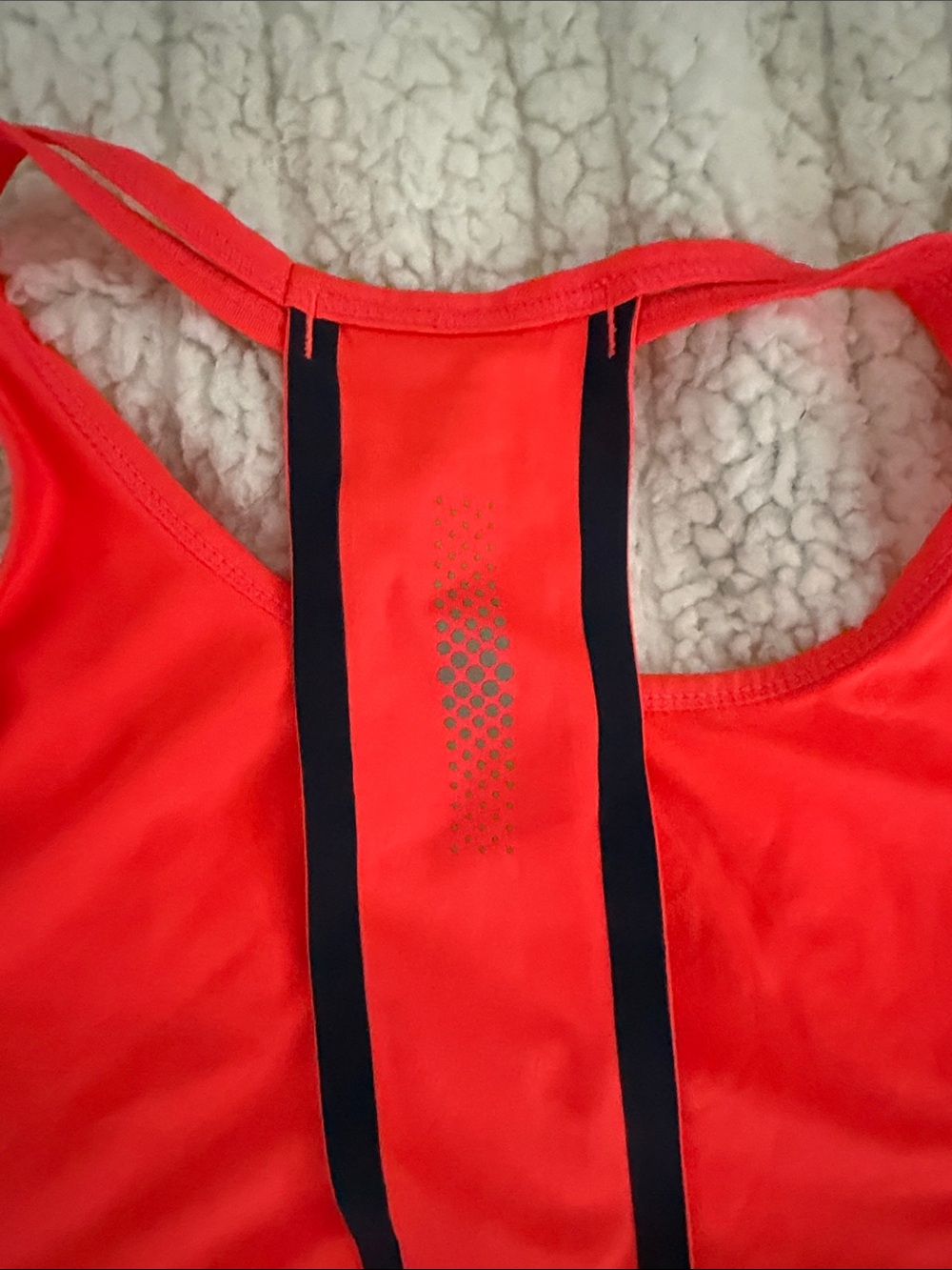ATHLETA Lightspeed Orange Racerback Performance Tank Top - Picture 3 of 7